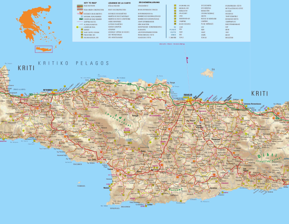 Map of Crete – Explore the Island with Ease